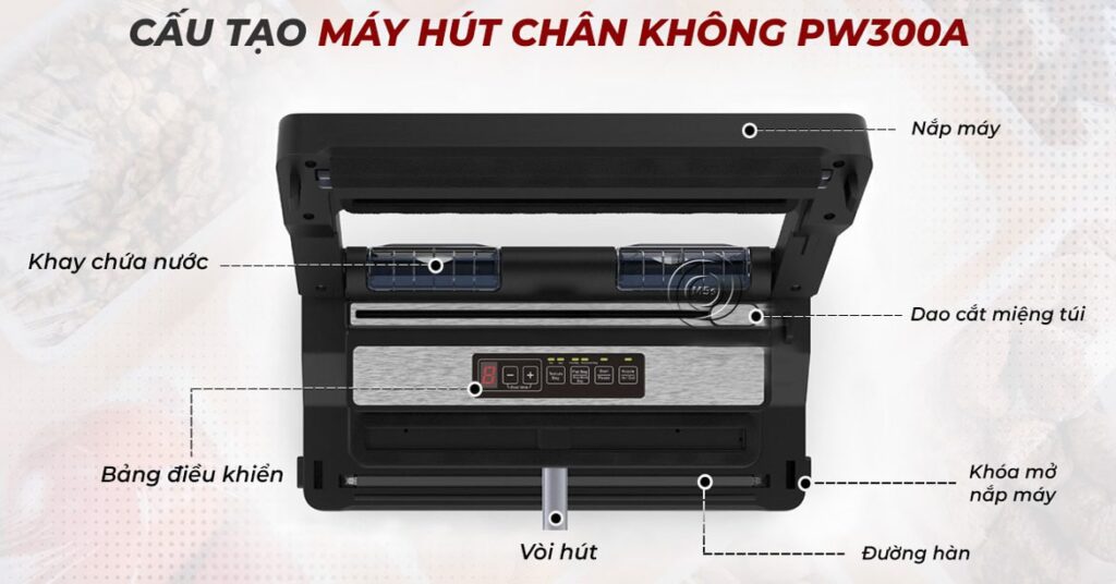 Máy Hút Chân Không PW300A Chính Hãng