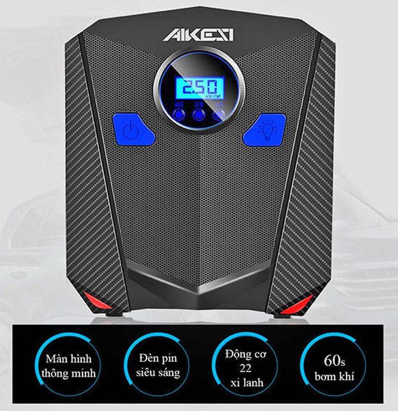 Bơm Lốp Ô Tô Aikesi Hàng Nhập Khẩu Nhật Bản