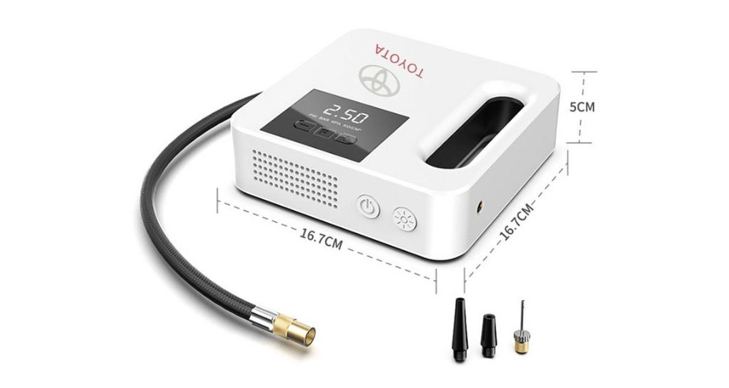 Bơm Lốp Ô Tô Toyota Điện Tử Tự Ngắt