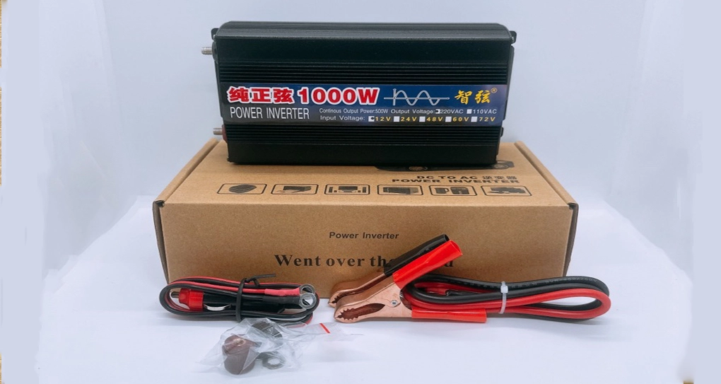 Bộ Kích Nguồn Điện 12V Sang 220V 1000W Sin Chuẩn