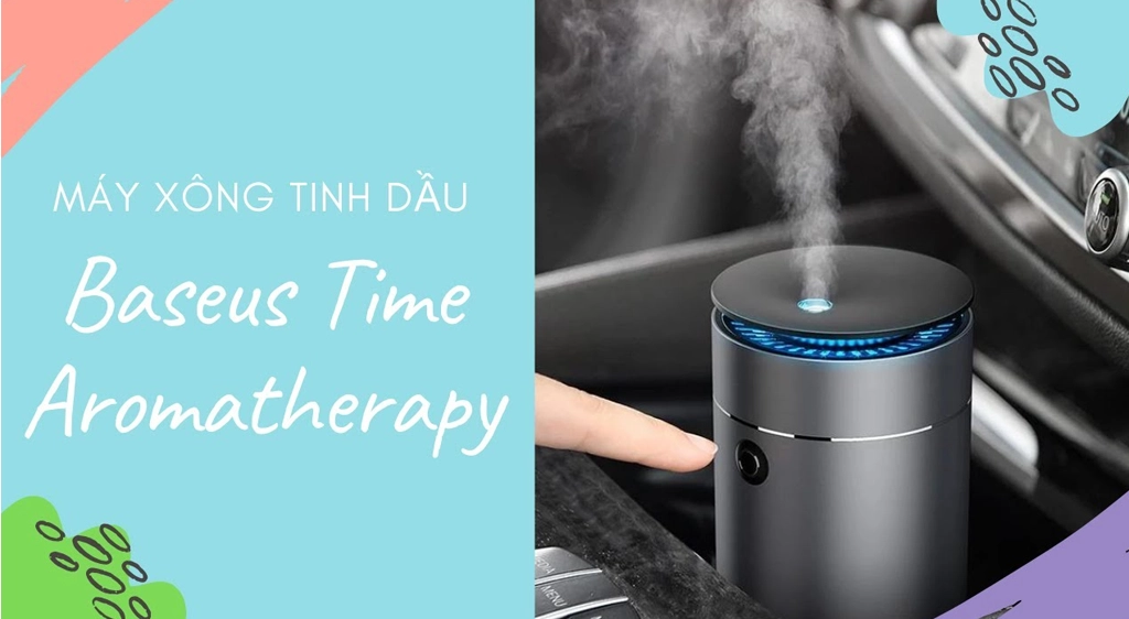 Máy Xông Tinh Dầu Ô Tô Baseus Chính Hãng
