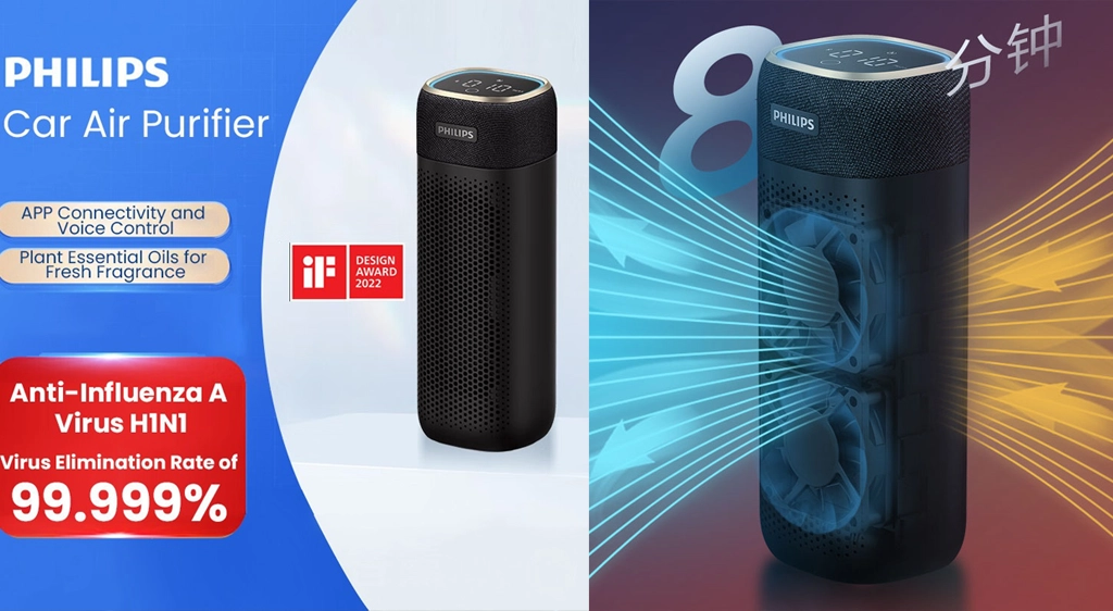 Máy Lọc Không Khí Ô Tô Philips S7601 Chính Hãng