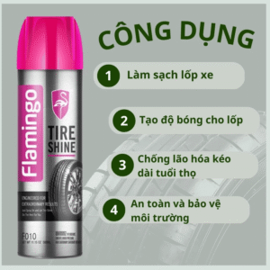 Xịt Dưỡng Bóng Vỏ Lốp Flamingo F010