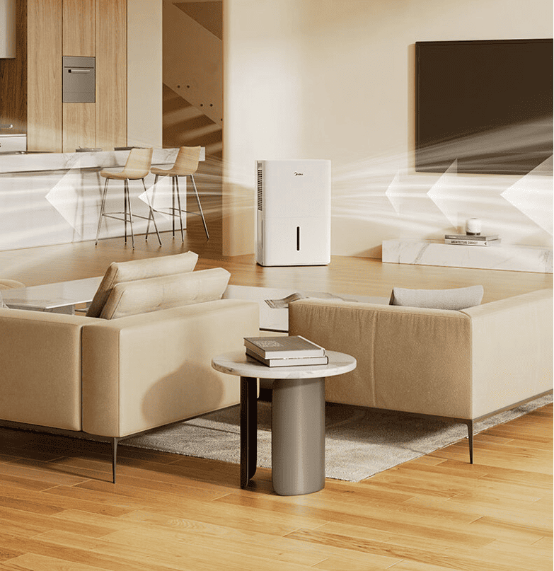Máy Hút Ẩm Kèm Sấy Lọc Không Khí Midea CF50BD/N 50L