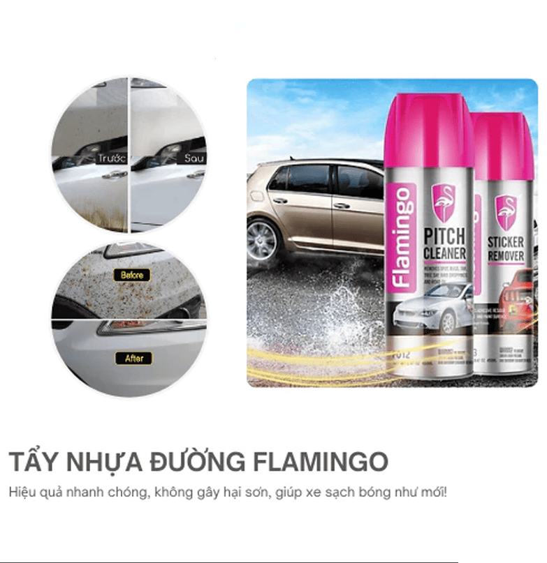 Bình Xịt Tẩy Nhựa Đường Flamingo F012