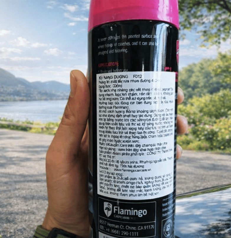 Bình Xịt Tẩy Nhựa Đường Flamingo F012
