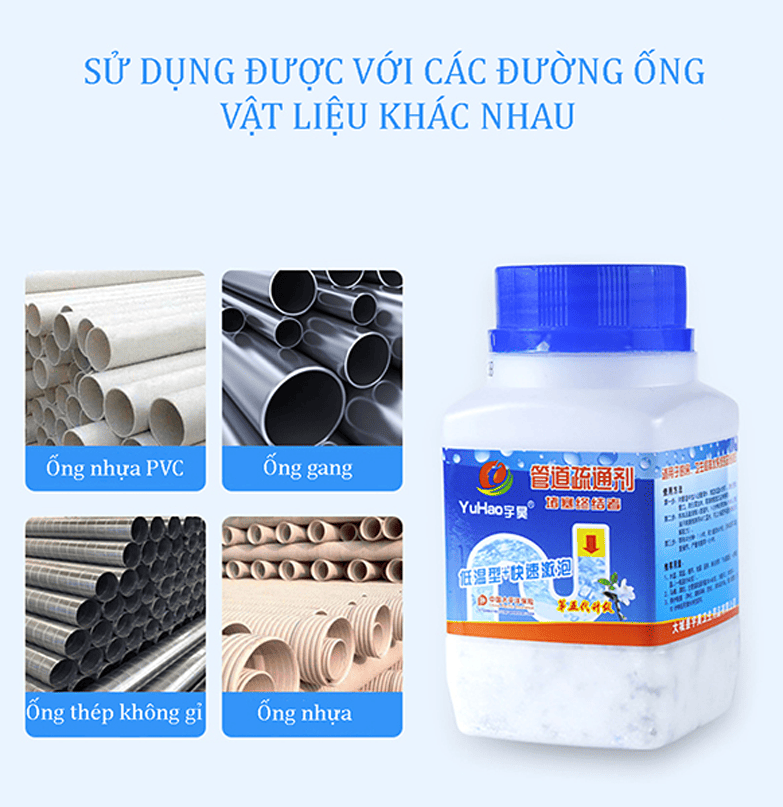 Bột Thông Tắc Cống Đa Năng, Hiệu Quả