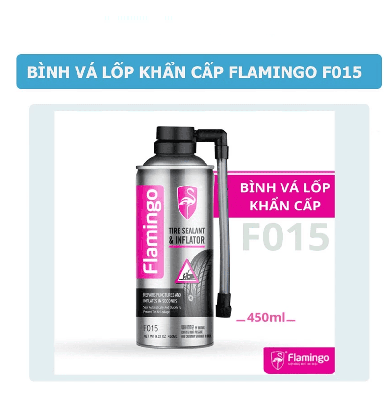 Bình Xịt Vá Lốp Flamingo F015 Chính Hãng