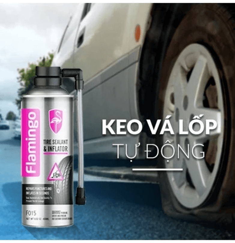 Bình Xịt Vá Lốp Flamingo F015 Chính Hãng