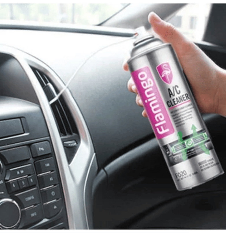 Xịt Khử Mùi Vệ Sinh Điều Hòa Ô Tô Flamingo F020 500ml