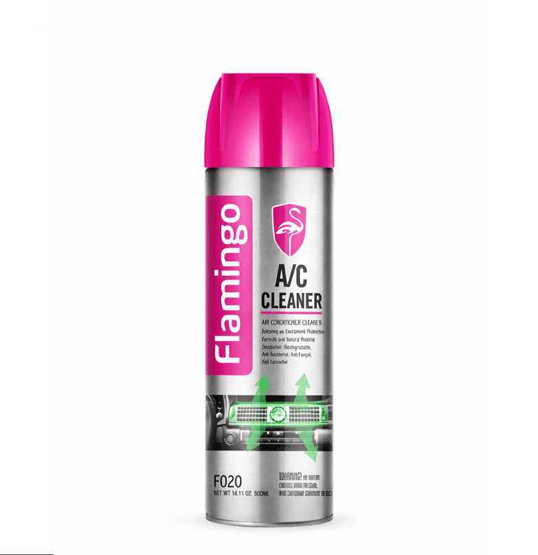 Xịt Khử Mùi Vệ Sinh Điều Hòa Ô Tô Flamingo F020 500ml