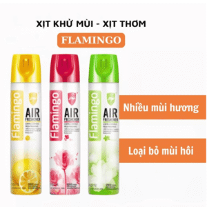 Bình Xịt Thơm Khử Mùi Ô Tô Flamingo